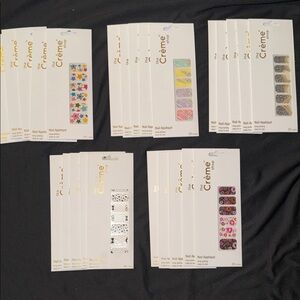 25 The Crème Shop Nail Appliqués in 5 different patterns!